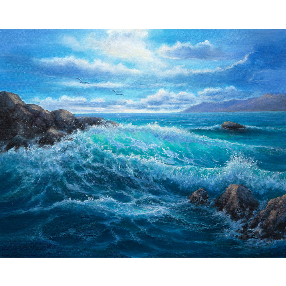 Seascape ocean beautiful view